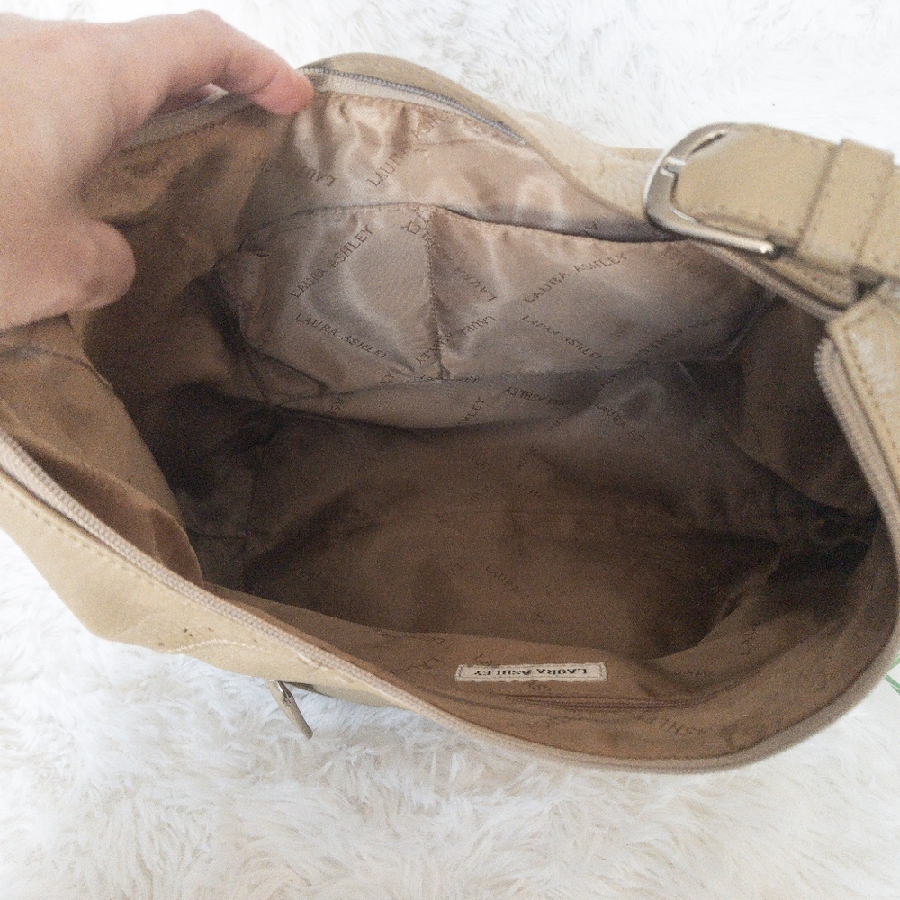 Laura Ashley Genuine Leather Hobo Bag - Picture 6 of 6